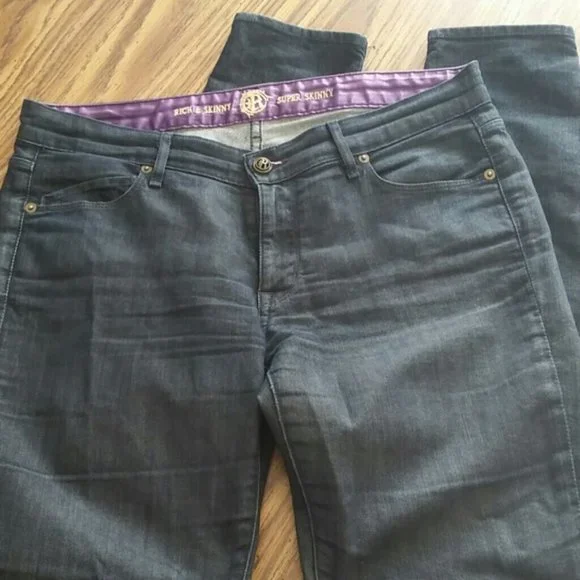 Rich & Skinny Marilyn Super Skinny Dark Wash Jean EUC sz 31 - Picture 5 of 10